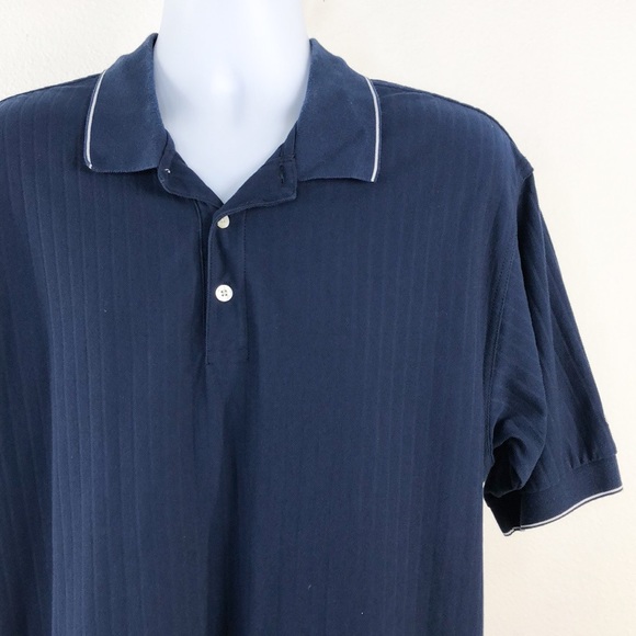 Nike Golf Dri Fit Navy Short Sleeve Polo Shirt - Picture 2 of 6